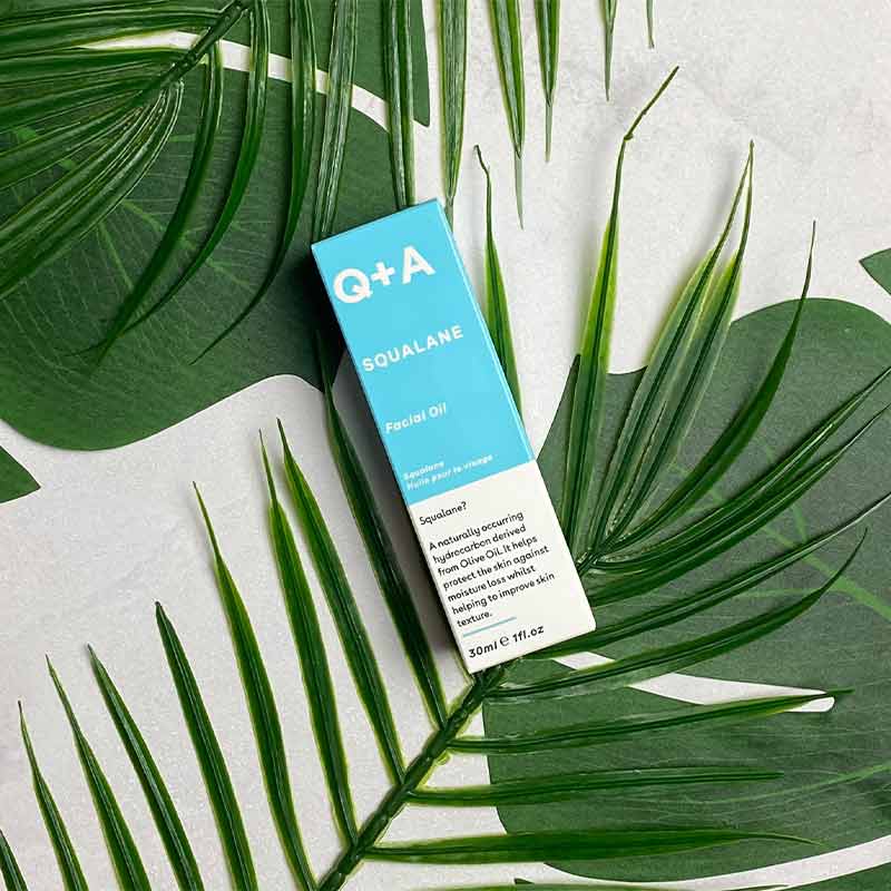 Q+A Squalane Facial Oil | prevent moisture loss from the skin