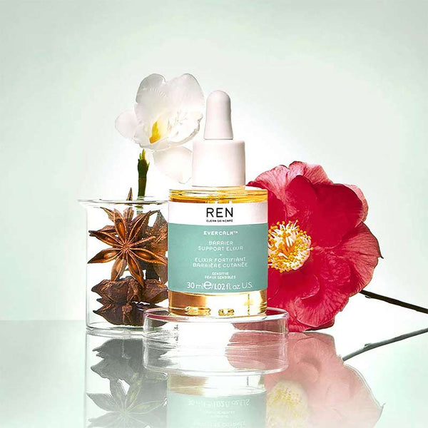 REN Evercalm Barrier Support Elixir | supple, comforted and hydrated skin