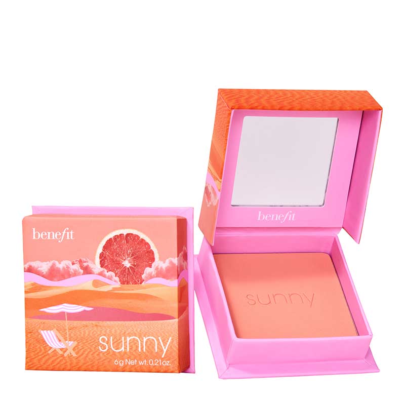 Benefit Cosmetics Sunny Blush | orange coral matte blusher