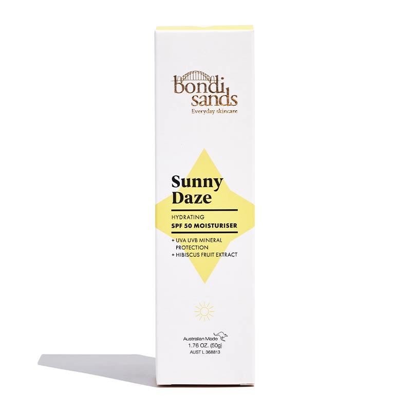 Bondi Sands Sunny Daze - SPF 50 Face Moisturiser | face sunscreen | vegan cruelty free fragrance fee skincare | uva uvb for face