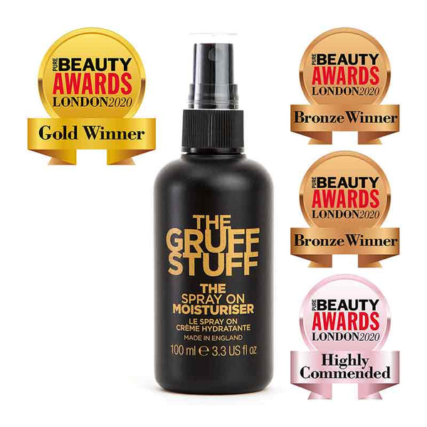 The Gruff Stuff Spray on Moisturiser | anti aging | brightening | face mist | award winning