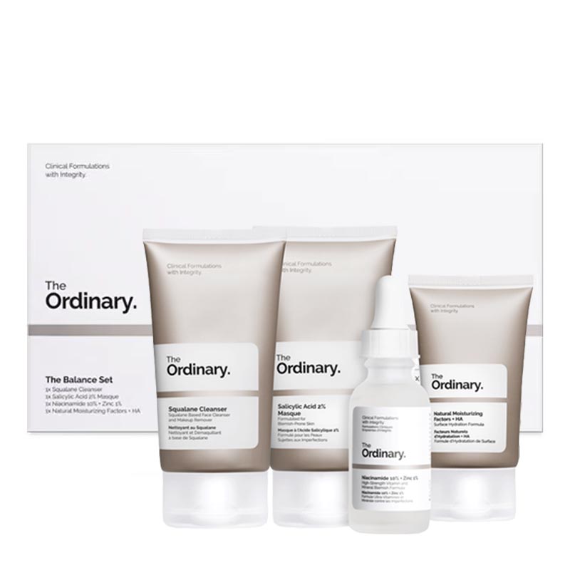 The Ordinary The Balance Set | skincare | squalane face cleanser | salicylic acid | niacinamide | moisturiser | Ireland