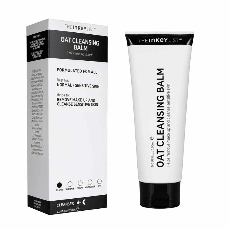 The INKEY List Oat Cleansing Balm | reduces blackheads | reduce irritation | natural Oat Oil 