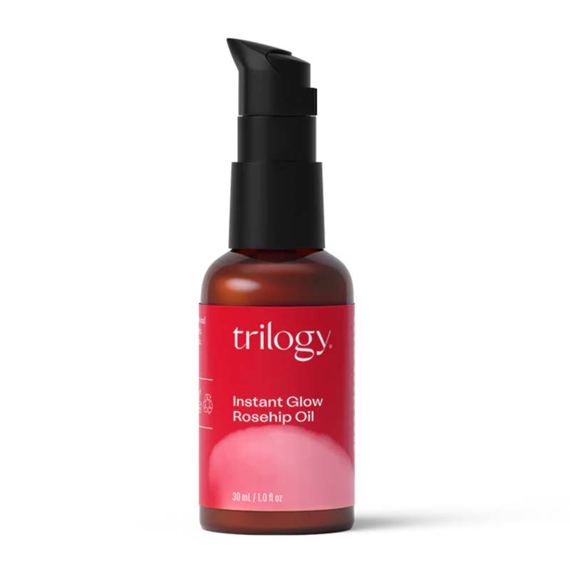 Trilogy Instant Glow Rosehip Oil | Trilogy | skincare | dry skin | hydrating face oil | powerful face oil | trilogy | rosehip oil | glowing skin | fine lines 