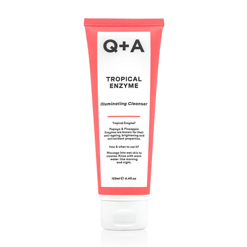 Q+A Tropical Enzyme Illuminating Cleanser | pineapple and papaya cleanser
