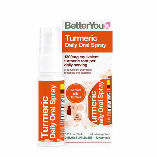 Better You Turmeric Daily Oral Spray | Turmeric Root | Curcumin | Daily Supplement