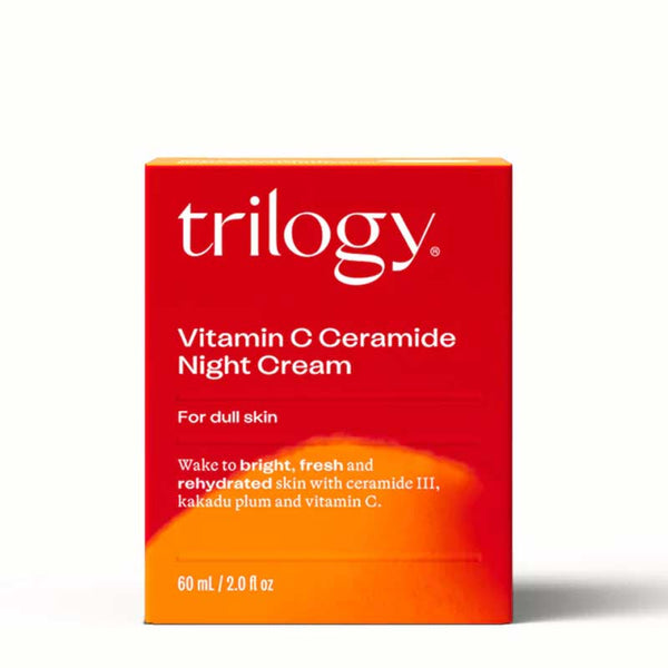 Trilogy Vitamin C Ceramide Night Cream | bright fresh rehydrated skin