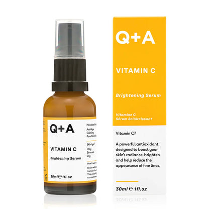 Q+A Vitamin C Brightening Serum antioxidant for skin radiance