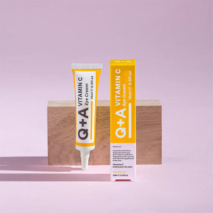 Q+A Vitamin C Eye Cream | calming properties in the skin