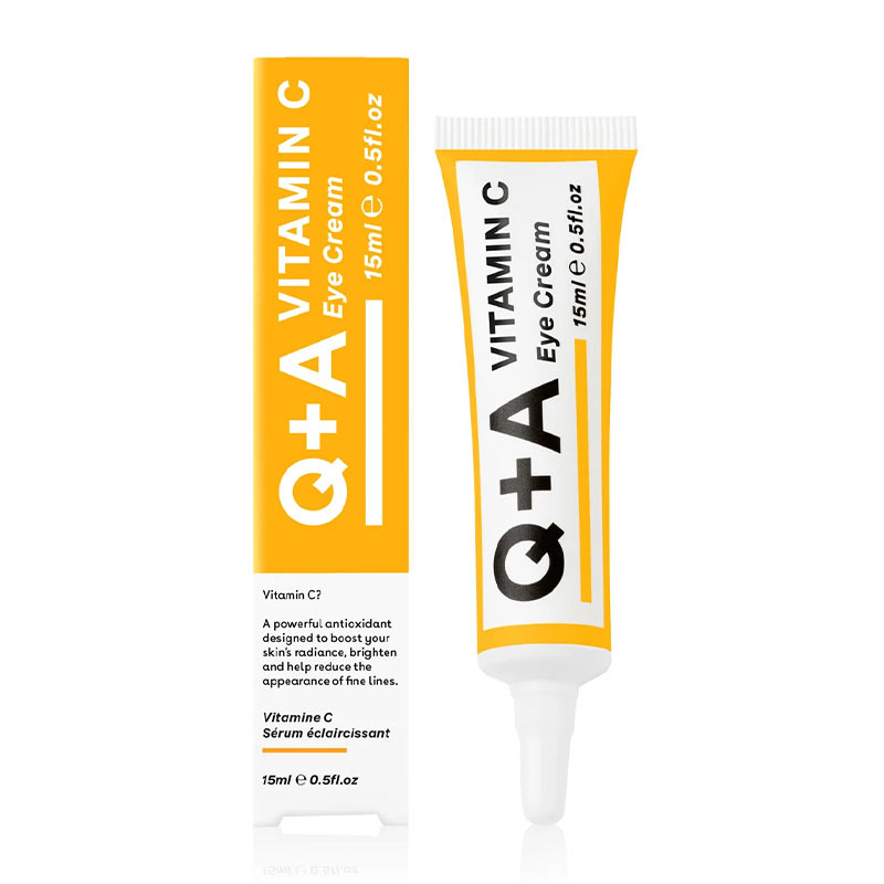 Q+A Vitamin C Eye Cream | undereye treatment for brightening dark circles