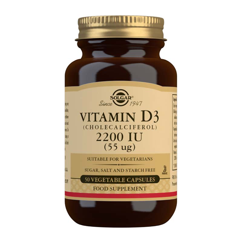 Solgar Vitamin D3 (Cholecalciferol) 2200 IU (55 mcg) | how to get vitamin d in body