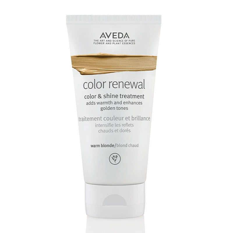 Aveda Color Renewal Colour and Shine Treatment Warm Blonde | colour and shine treatment | ADD WARMTH AND ENHANCE GOLDEN TONES