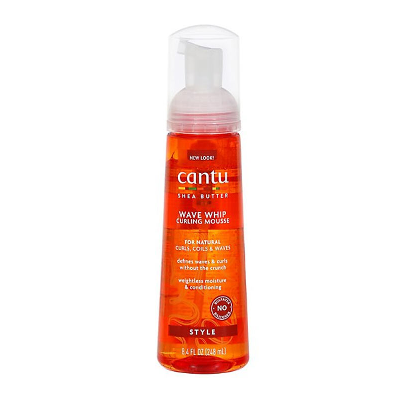 Cantu wave whip curling mousse | Powerful styling aid | For curls, coils and waves | moisturising and conditioning | Define curls, coils and waves 