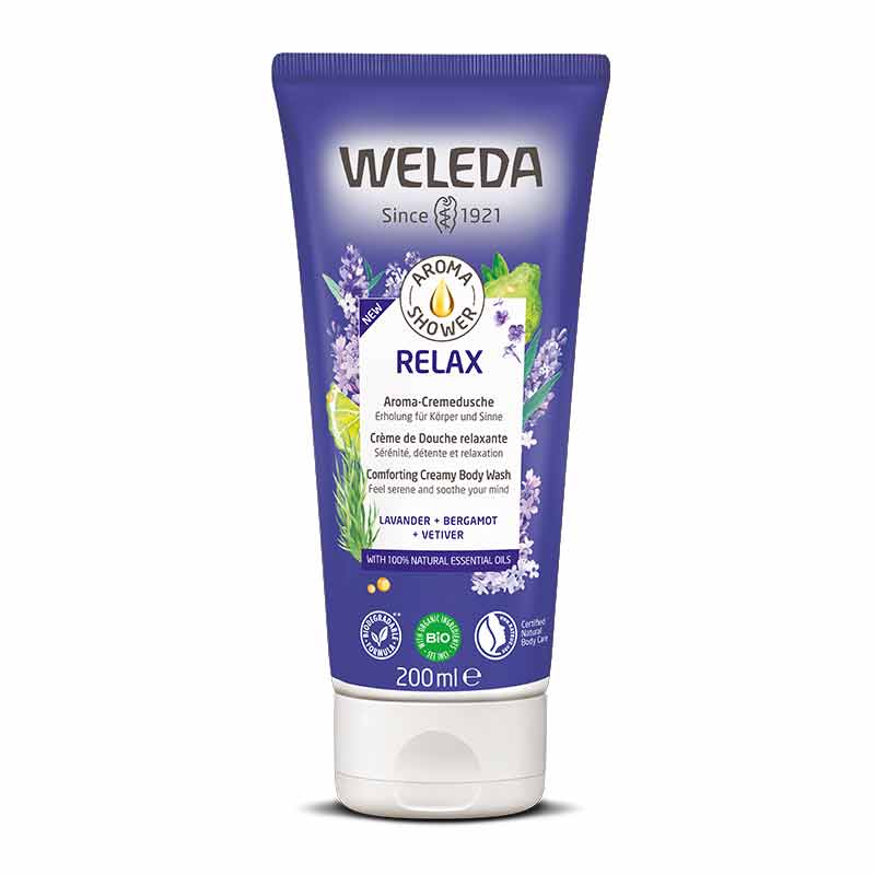 Weleda Aroma Body Wash - Relax Comforting Creamy Body Wash