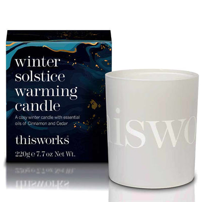 This Works Black Spice & Cedar Candle has a relaxing fragrance that will transport you into the festive season.  | gift for him | winter candle | christmas candle gift | relaxing christmas gift