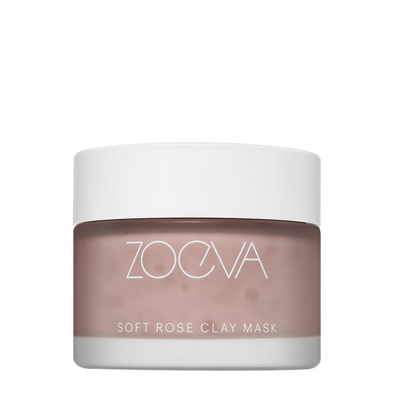 ZOEVA Soft Rose Clay Mask | face mask | clay mask | radiant complexion | dewy complexion | remove excess oil | Green Tea Extract | Kaolin  | Rosa Galicia Flower Extract | vegan face mask | cruelty free face mask